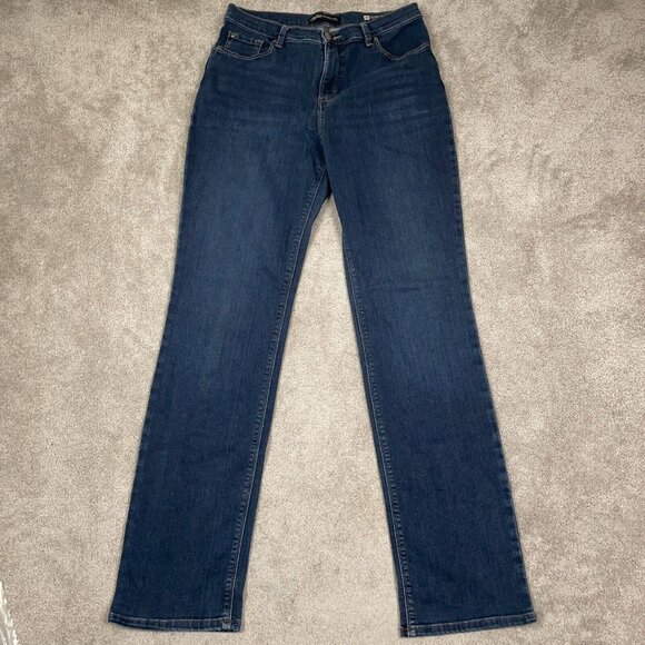 Lee Platinum Label Jeans Womens Size 30x32 Mid-Rise Classic Fit Straight Denim - Picture 2 of 13